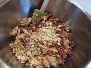 Mixing the dry ingredients